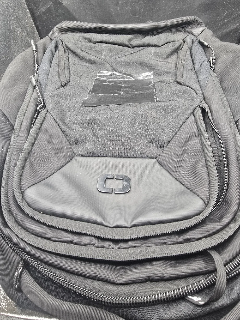 OGIO Black Travel Backpack with Front Utility Pocket